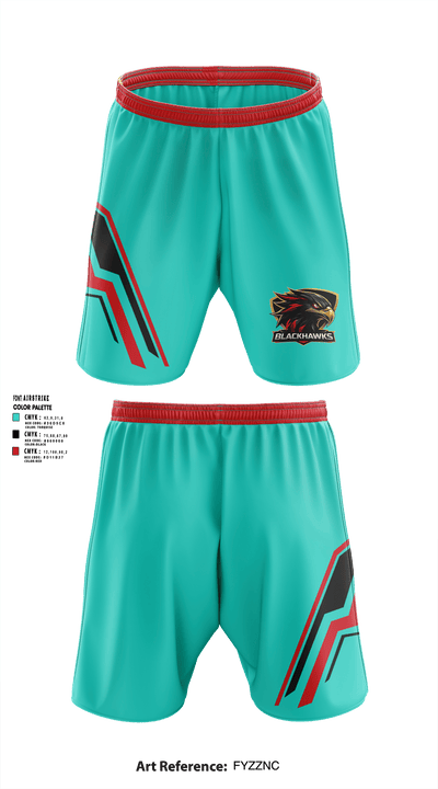 Blackhawks 60960267 Athletic Shorts With Pockets - 5