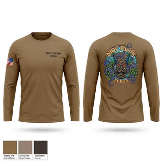 Long Sleeve Performance Shirt, NIOC Pacific FCPOA, Navy, Teamtime, Team time, sublimation, custom sports apparel, team uniforms, spirit wear, spiritwear, sports uniforms, custom shirts, team store, custom team store, fundraiser sports, apparel fundraiser
