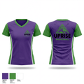 Uprise 12785043 Women's Short Sleeve V-neck Shirt - 1