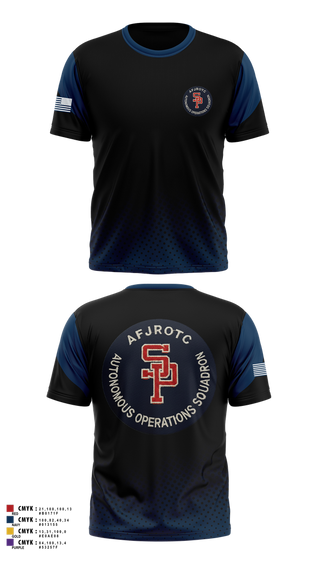 Short Sleeve Performance Shirt, AFJROTC MS-081 DRONE TEAM, , Teamtime, Team time, sublimation, custom sports apparel, team uniforms, spirit wear, spiritwear, sports uniforms, custom shirts, team store, custom team store, fundraiser sports, apparel fundraiser