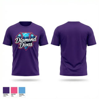 Short Sleeve Performance Shirt, Diamond Divas, Softball, Teamtime, Team time, sublimation, custom sports apparel, team uniforms, spirit wear, spiritwear, sports uniforms, custom shirts, team store, custom team store, fundraiser sports, apparel fundraiser