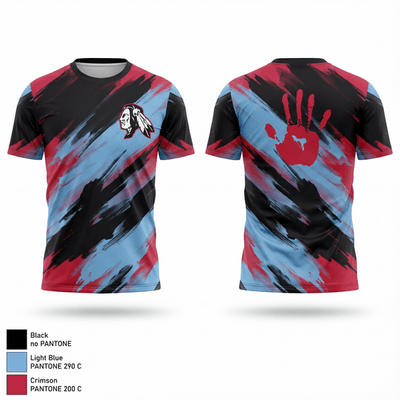Owyhee Braves 73946011 Short Sleeve Performance Shirt - 1