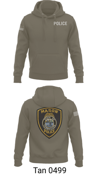 Hoodie, Mason PD, Police, Teamtime, Team time, sublimation, custom sports apparel, team uniforms, spirit wear, spiritwear, sports uniforms, custom shirts, team store, custom team store, fundraiser sports, apparel fundraiser
