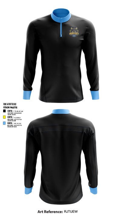NBC BULLS 15155634 Quarter Zip Jacket - 5