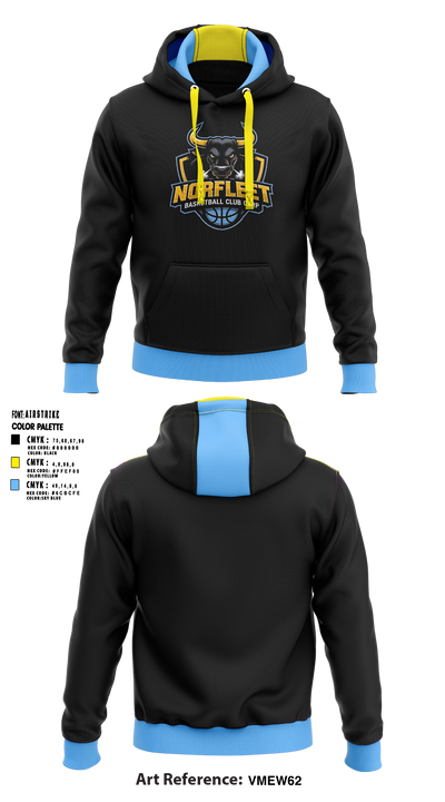 NBC BULLS 15155634 Hoodie - 5