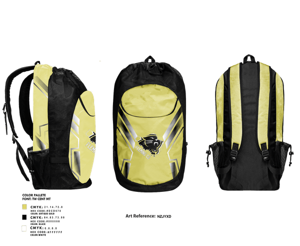 Gear Bag, Panthers, Women's Volleyball, Teamtime, Team time, sublimation, custom sports apparel, team uniforms, spirit wear, spiritwear, sports uniforms, custom shirts, team store, custom team store, fundraiser sports, apparel fundraiser