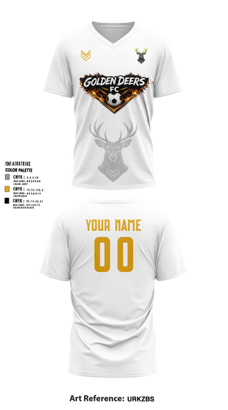 Golden Deers FC 49695783 Mens Soccer Jersey - 3