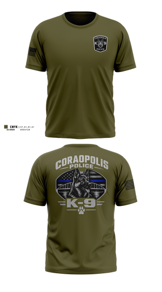 Short Sleeve Performance Shirt, Coraopolis Police Department, Police, Teamtime, Team time, sublimation, custom sports apparel, team uniforms, spirit wear, spiritwear, sports uniforms, custom shirts, team store, custom team store, fundraiser sports, apparel fundraiser