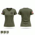 Metro Narcotics Unit Women's Short Sleeve V-neck Shirt - 1