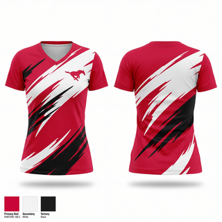 Womens Short Sleeve Vneck Shirt, Center Street School Baseball, Baseball, Teamtime, Team time, sublimation, custom sports apparel, team uniforms, spirit wear, spiritwear, sports uniforms, custom shirts, team store, custom team store, fundraiser sports, apparel fundraiser