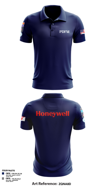 C Co, 5POB, 4POG 38305381 Short Sleeve Performance Polo - 9