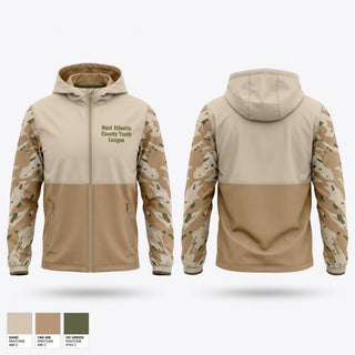 Windbreaker, West Atlantic County Youth League, Women's Soccer, Teamtime, Team time, sublimation, custom sports apparel, team uniforms, spirit wear, spiritwear, sports uniforms, custom shirts, team store, custom team store, fundraiser sports, apparel fundraiser
