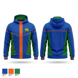 Windbreaker, Monticello Gators, Cheer, Teamtime, Team time, sublimation, custom sports apparel, team uniforms, spirit wear, spiritwear, sports uniforms, custom shirts, team store, custom team store, fundraiser sports, apparel fundraiser