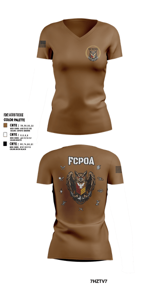 NCWDG FCPOA 40622261 Women's Short Sleeve V-neck Shirt - 5