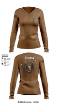 NCWDG FCPOA 40622261 Women's Long Sleeve V-neck Shirt - 5