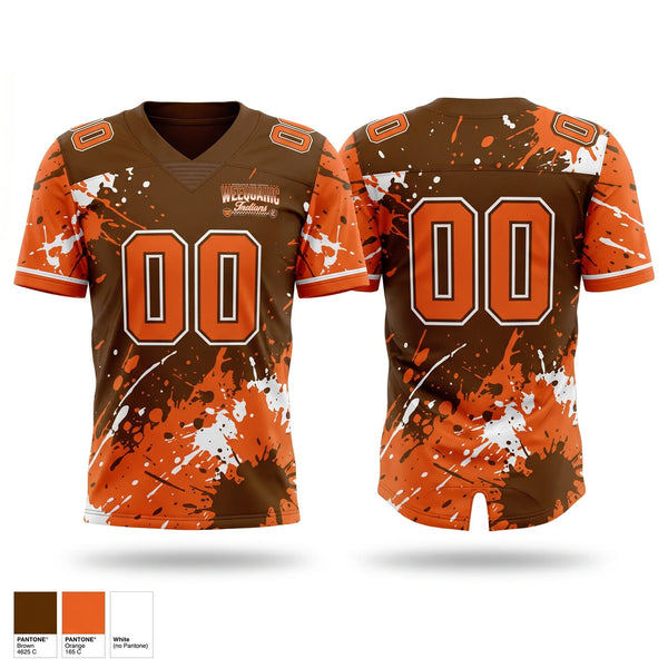 Football Jersey, Weequahic Indians, , Teamtime, Team time, sublimation, custom sports apparel, team uniforms, spirit wear, spiritwear, sports uniforms, custom shirts, team store, custom team store, fundraiser sports, apparel fundraiser