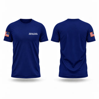 Old School Cotton Feel Shirt, Baltimore County Police Department, Police, Teamtime, Team time, sublimation, custom sports apparel, team uniforms, spirit wear, spiritwear, sports uniforms, custom shirts, team store, custom team store, fundraiser sports, apparel fundraiser