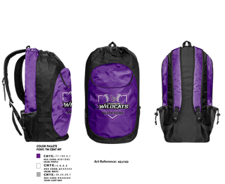 Gear Bag, Louisburg Wildcats, Baseball, Teamtime, Team time, sublimation, custom sports apparel, team uniforms, spirit wear, spiritwear, sports uniforms, custom shirts, team store, custom team store, fundraiser sports, apparel fundraiser