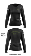 White Mountain Regional Special Response Team 28446490 Women's Long Sleeve V-neck Shirt - 2