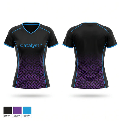 Catalyst Women's Short Sleeve V-neck Shirt - 1