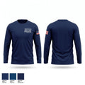United States Federal Reserve Police Long Sleeve Performance Shirt - 1