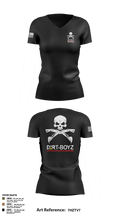 DirtBoyz 22513756 Women's Short Sleeve V-neck Shirt - 3