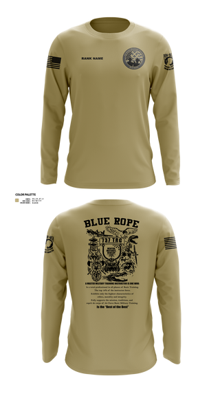 Blue Rope Association 70160856 Long Sleeve Performance Shirt - 50