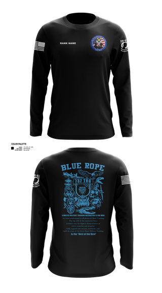 Blue Rope Association 70160856 Long Sleeve Performance Shirt - 40