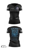 Blue Rope Association 70160856 Women's Short Sleeve V-neck Shirt - 40