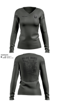 Blue Rope Association 70160856 Women's Long Sleeve V-neck Shirt - 100