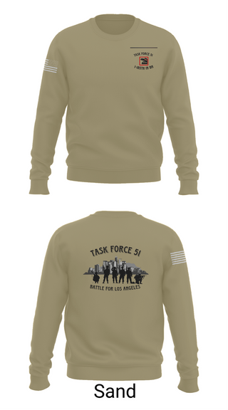 Crew Neck Sweatshirt, 1-185th IN BN, , Teamtime, Team time, sublimation, custom sports apparel, team uniforms, spirit wear, spiritwear, sports uniforms, custom shirts, team store, custom team store, fundraiser sports, apparel fundraiser