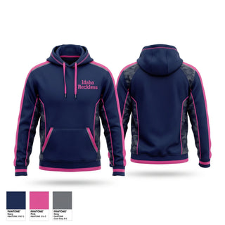 Hoodie, Idaho Reckless, Baseball, Teamtime, Team time, sublimation, custom sports apparel, team uniforms, spirit wear, spiritwear, sports uniforms, custom shirts, team store, custom team store, fundraiser sports, apparel fundraiser
