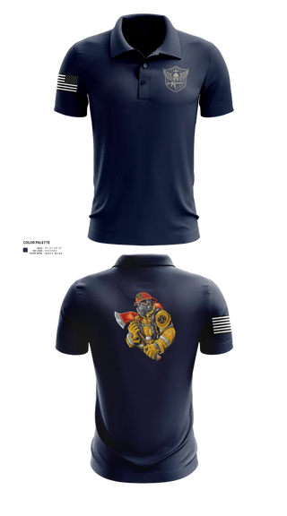 Short Sleeve Performance Polo, Lead Hill Fire Department, , Teamtime, Team time, sublimation, custom sports apparel, team uniforms, spirit wear, spiritwear, sports uniforms, custom shirts, team store, custom team store, fundraiser sports, apparel fundraiser