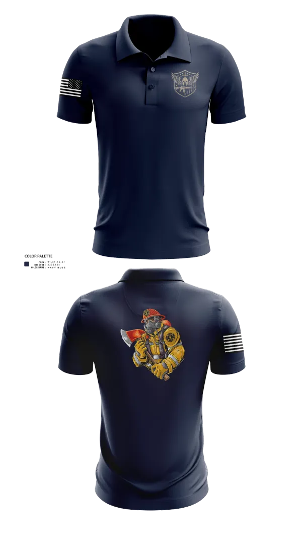 Short Sleeve Performance Polo, Lead Hill Fire Department, , Teamtime, Team time, sublimation, custom sports apparel, team uniforms, spirit wear, spiritwear, sports uniforms, custom shirts, team store, custom team store, fundraiser sports, apparel fundraiser