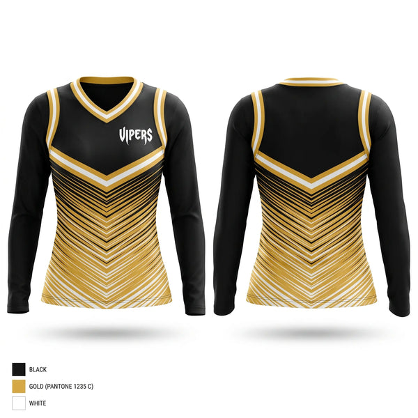 Womens Long Sleeve Vneck Shirt, VIPERS, Men's Basketball, Teamtime, Team time, sublimation, custom sports apparel, team uniforms, spirit wear, spiritwear, sports uniforms, custom shirts, team store, custom team store, fundraiser sports, apparel fundraiser