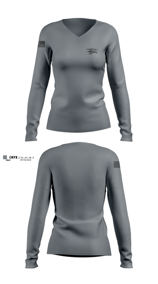 Lexington Police Department 83581410 Women's Long Sleeve V-neck Shirt - 3
