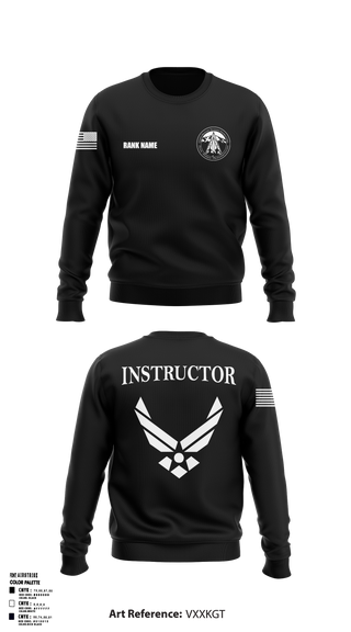 Cadet Wing- USAFA 88686849 Crew Neck Sweatshirt - 5