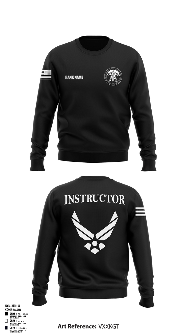 Cadet Wing- USAFA 88686849 Crew Neck Sweatshirt - 5
