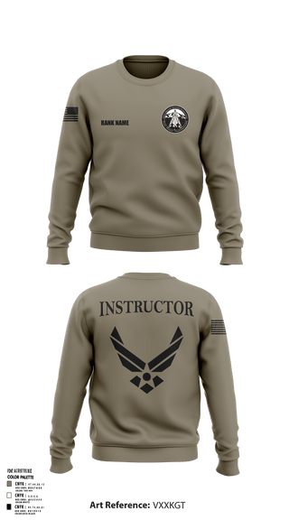 Cadet Wing- USAFA 88686849 Crew Neck Sweatshirt - 7