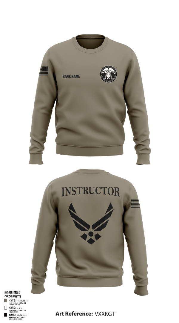 Cadet Wing- USAFA 88686849 Crew Neck Sweatshirt - 7