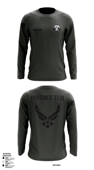 Cadet Wing- USAFA 88686849 Long Sleeve Performance Shirt - 6
