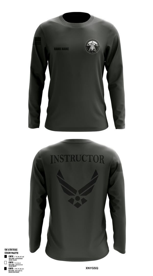 Cadet Wing- USAFA 88686849 Long Sleeve Performance Shirt - 6