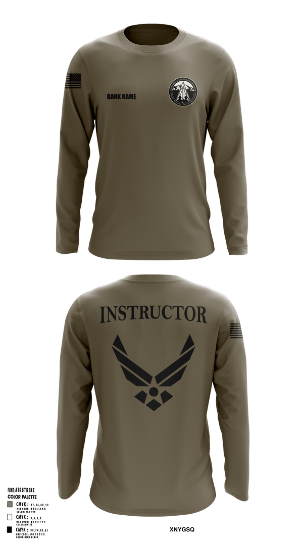 Cadet Wing- USAFA 88686849 Long Sleeve Performance Shirt - 7
