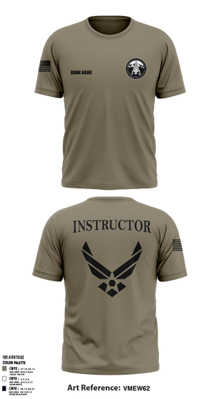 Cadet Wing- USAFA 88686849 Old School Cotton Feel Shirt - 7