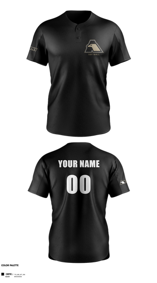 Two Button Softball Jersey, All-Army Softball, Softball, Teamtime, Team time, sublimation, custom sports apparel, team uniforms, spirit wear, spiritwear, sports uniforms, custom shirts, team store, custom team store, fundraiser sports, apparel fundraiser