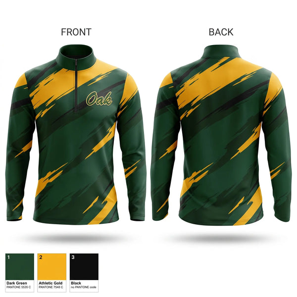 Quarter Zip Jacket, White Oak Vikings, Track & Field, Teamtime, Team time, sublimation, custom sports apparel, team uniforms, spirit wear, spiritwear, sports uniforms, custom shirts, team store, custom team store, fundraiser sports, apparel fundraiser