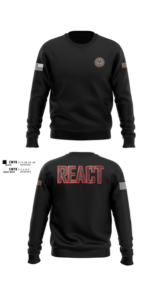 Crew Neck Sweatshirt, Bolingbrook Police React, Police, Teamtime, Team time, sublimation, custom sports apparel, team uniforms, spirit wear, spiritwear, sports uniforms, custom shirts, team store, custom team store, fundraiser sports, apparel fundraiser