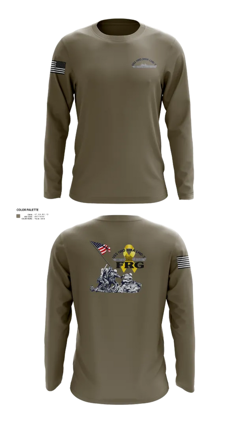 Long Sleeve Performance Shirt, USS IWO JIMA LHD7 FRG, , Teamtime, Team time, sublimation, custom sports apparel, team uniforms, spirit wear, spiritwear, sports uniforms, custom shirts, team store, custom team store, fundraiser sports, apparel fundraiser