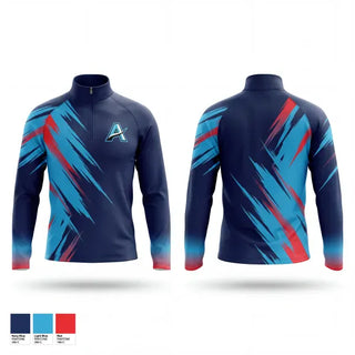 Quarter Zip Jacket, Azusa Vikings, Baseball, Teamtime, Team time, sublimation, custom sports apparel, team uniforms, spirit wear, spiritwear, sports uniforms, custom shirts, team store, custom team store, fundraiser sports, apparel fundraiser