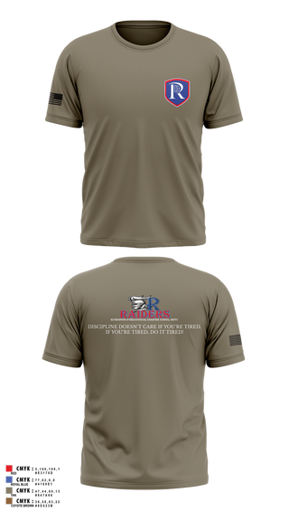 Short Sleeve Performance Shirt, RICS Raiders, Army, Teamtime, Team time, sublimation, custom sports apparel, team uniforms, spirit wear, spiritwear, sports uniforms, custom shirts, team store, custom team store, fundraiser sports, apparel fundraiser